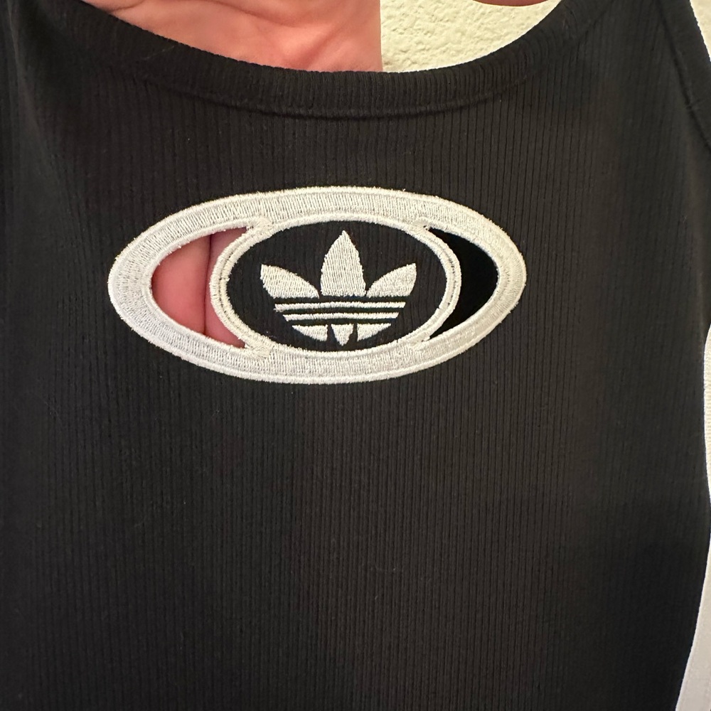 Adidas Striped Balloon Bubble Dress - Picture 2 of 7
